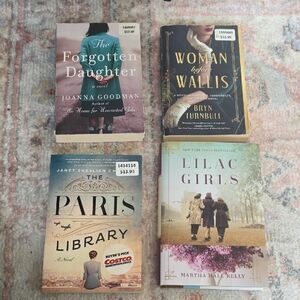 Set of 4 Historical & Women’s Fiction Paperbacks — Pastel Covers